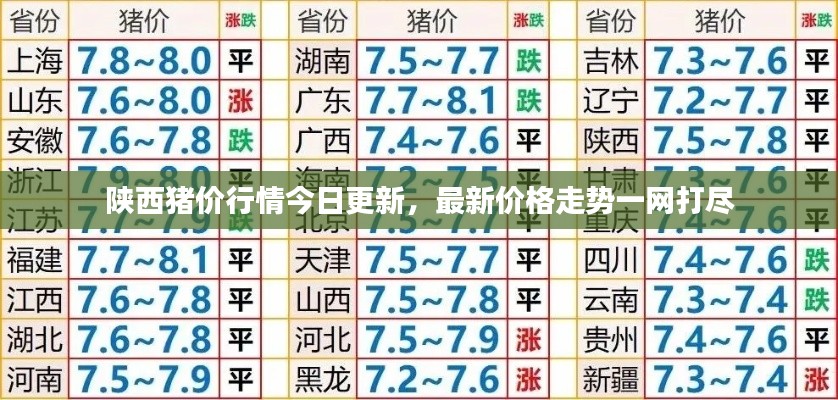 陜西豬價行情今日更新，最新價格走勢一網打盡