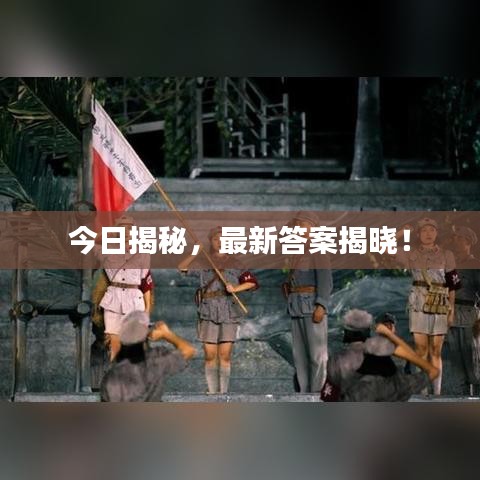 今日揭秘，最新答案揭曉！