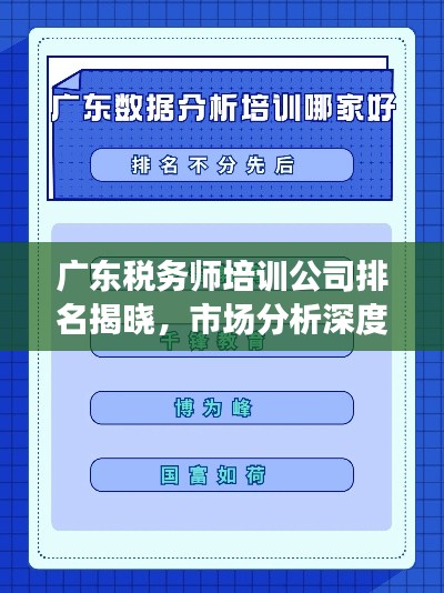 廣東稅務師培訓公司排名揭曉，市場分析深度解讀！