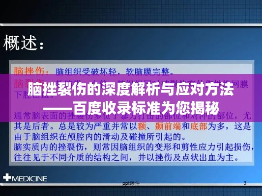 腦挫裂傷的深度解析與應對方法——百度收錄標準為您揭秘