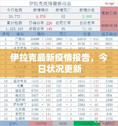 伊拉克最新疫情報告，今日狀況更新