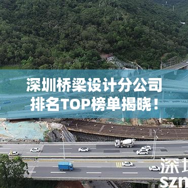 深圳橋梁設計分公司排名TOP榜單揭曉！