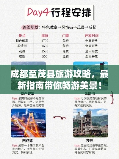成都至茂縣旅游攻略，最新指南帶你暢游美景！