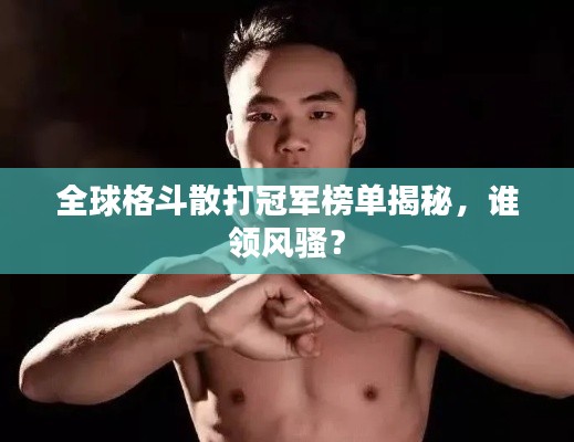 全球格斗散打冠軍榜單揭秘，誰領風騷？