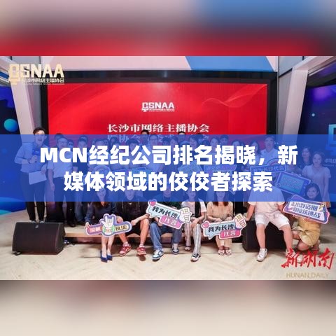 MCN經(jīng)紀公司排名揭曉，新媒體領域的佼佼者探索