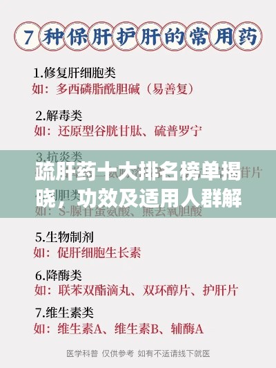 疏肝藥十大排名榜單揭曉，功效及適用人群解讀